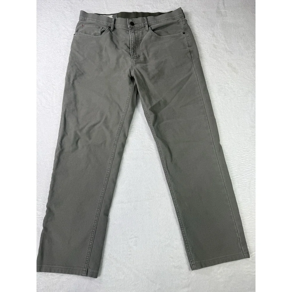 Marine Layer Original Slim 5 Pocket Twill Pants Mens 34x30 Slim Stretch - Picture 2 of 12